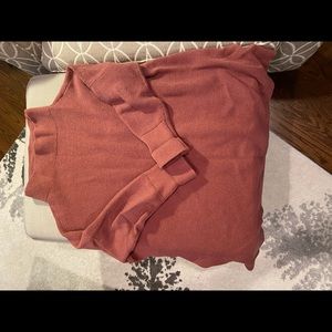 Free People Ottoman sweater, Berry Blush, size XL